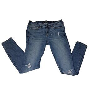 Hollister Women's 9R  Blue Jeans Super Skinny Classic Stretch 29x30